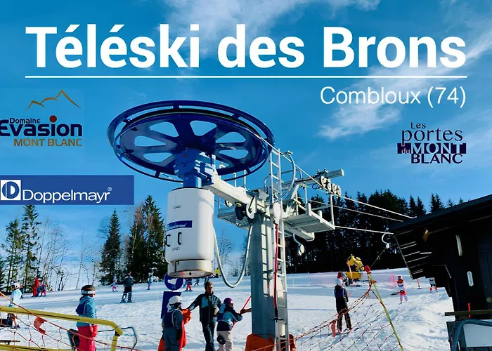 Vue Mont Blanc, Ski Et Village